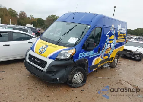 2021 Ram Promaster 1500 High Roof 136 Wb from USA, damaged, VIN 3C6LRVBG6ME582734